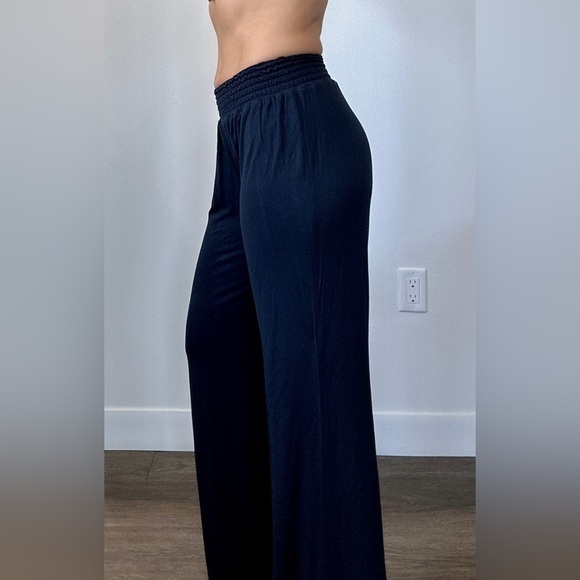 DEBBIE KATZ Women Lightweight Beach Lounge Pants Navy Medium (fits XS-S) NWOT - Picture 5 of 11